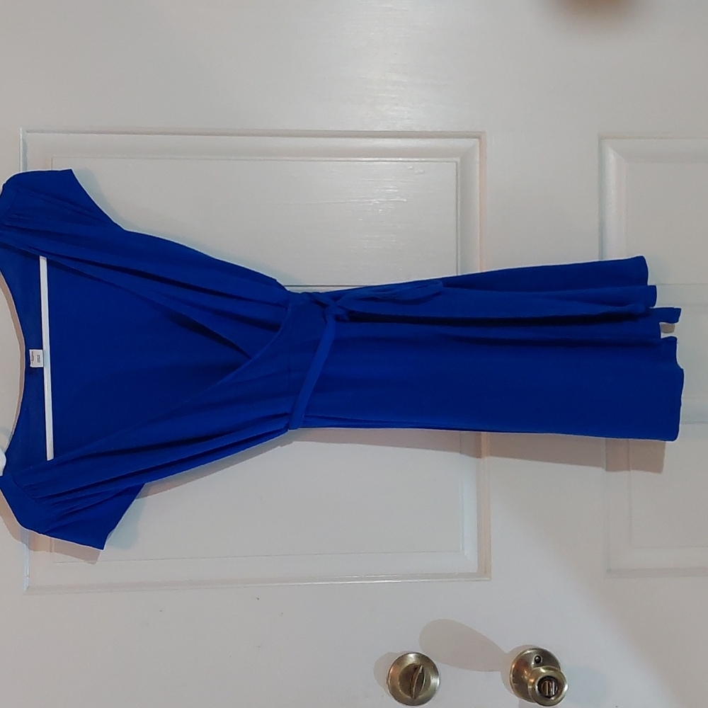 Old Navy Royal Blue Wrap Dress